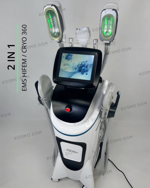 CRIOLIPOLYSIS 360 + EMS SCULPT 2in1 - Аппарат криолиполиз + EMS сжигает жир и строит мышцы - Новосибирск